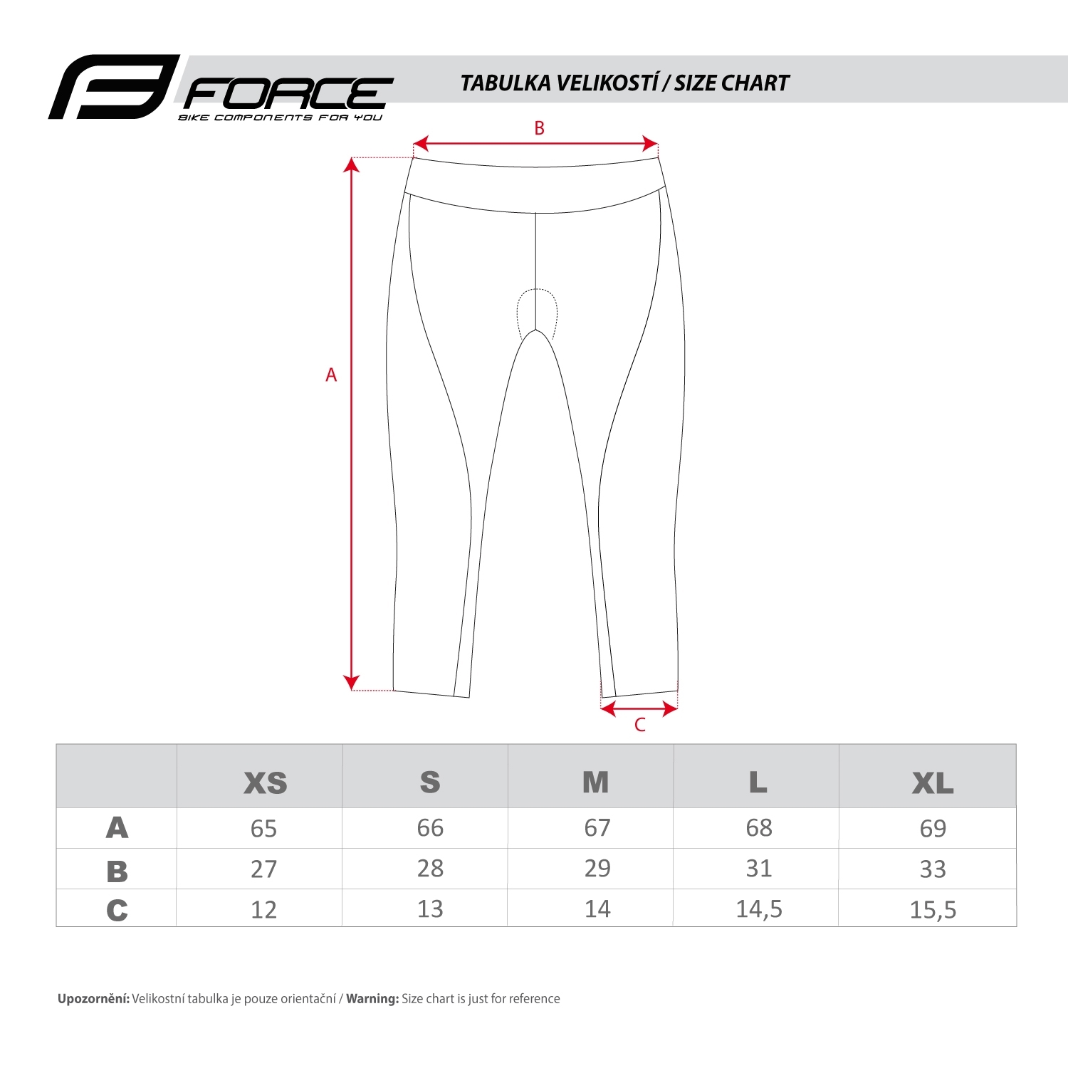shorts lady bike vel